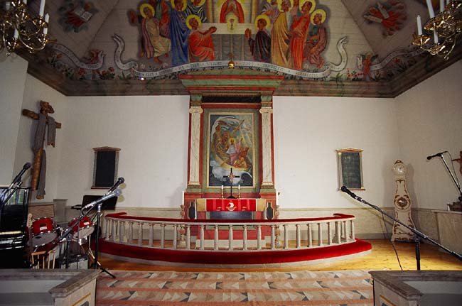 Koret i Träslövsläge kyrka.