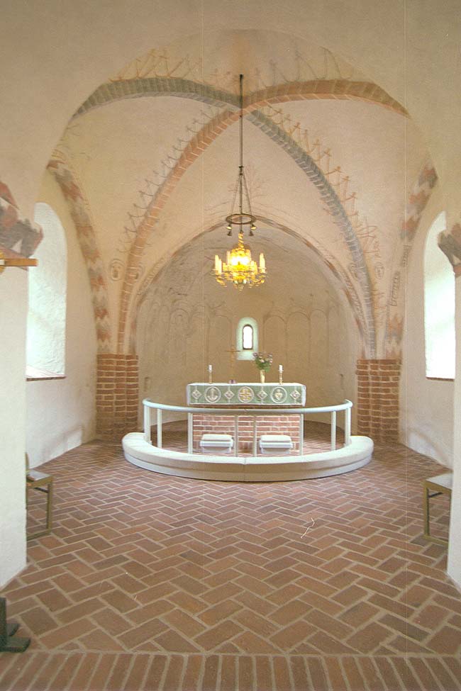 Koret i Eldsberga kyrka.