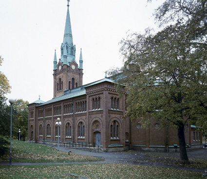 S:t Pauli kyrka, sydfasaden. 