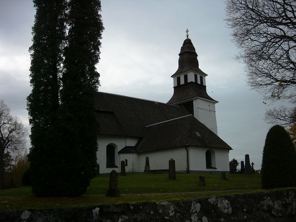 Kristbergs kyrka från nordöst.