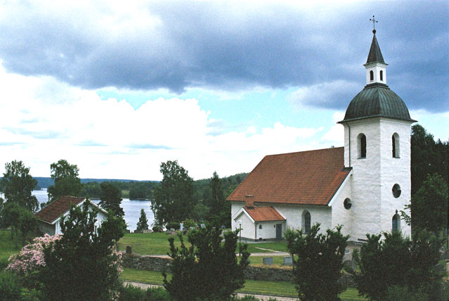 Nössemarks kyrka från nordväst.