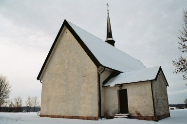Möne kyrka från 1951, ritad av Ä Noréen. Neg.nr. B963_001:15. JPG. 