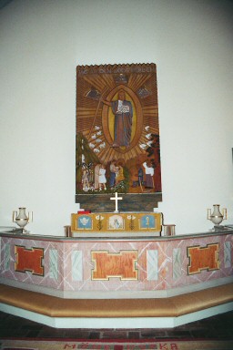 Altarvägg i Möne kyrka. Neg.nr. B963_001:05. JPG.