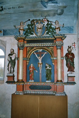 Altaruppsats i Mjäldrunga kyrka. Neg.nr. B961_031:08. JPG.