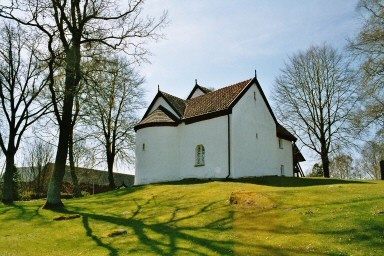Eriksbergs gamla kyrka, exteriör. Neg.nr. B961_023:16. JPG. 
