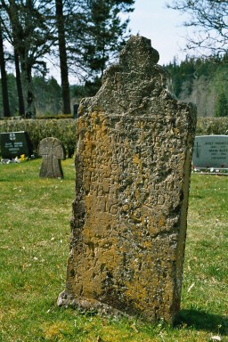 1600-talssten på Molla kyrkogård. Neg.nr. B961_020:06. JPG. 