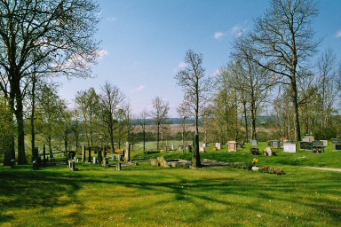 Södra delen av Alboga kyrkogård. Neg.nr. B961_026:02. JPG. 