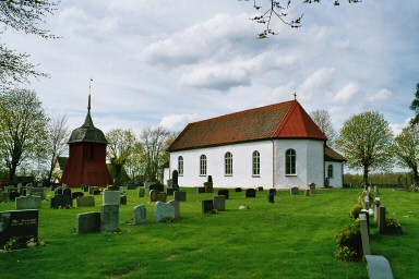 Hovs kyrka och kyrkogård. Neg.nr. B961_027:07. JPG. 